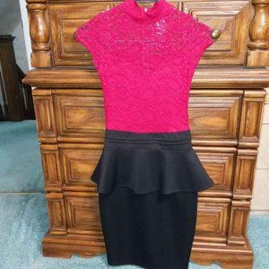Red and black dress size small